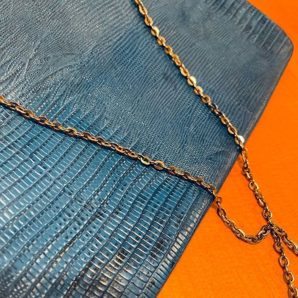 Etra Handbags - Vintage Etra Leather Bag w/Gold Chain mini bag clutch small purse